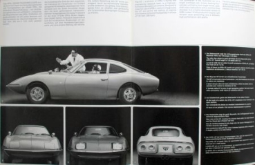 Opel GT Experimental Modelprogram 1967 Carbrochure (8972)
